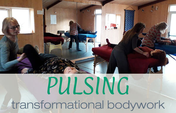 Pulsing rhythmic bodywork workshop